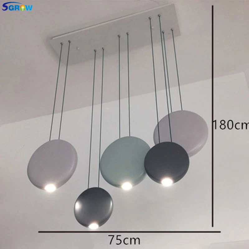 SGROW Nordic Moon Shape подвесные светильники современный круглый бар для спальни гостиной