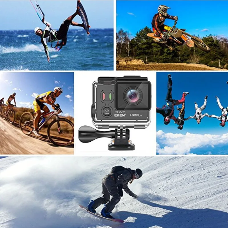 Экшн-камера eken H9R Plus 4K Ultra HD Ambarella A12 4 k/30fps 1080 p/60fps Actioncam 14MP Go Водонепроницаемая Wifi велосипедная Спортивная камера