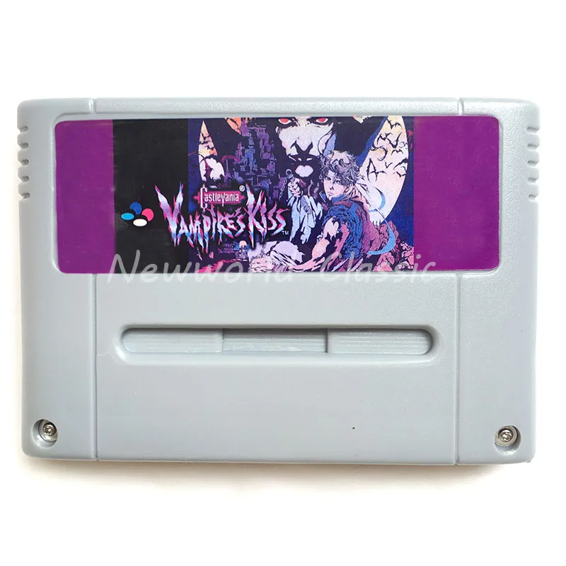 

Castlevania Vampires Kiss for 16 Bit Video Game Cartridge Compilation Card for EUR/PAL Version Game Console