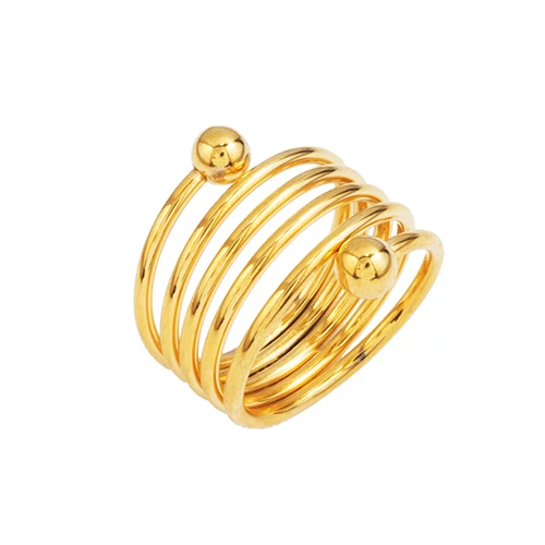 Ethlyn унисекс Регулируемый размер арабский золотой цвет большой широкий для мужчин и женщин кольцо, африканские вечерние Ювелирные Кольца Подарочные - Цвет основного камня: R7