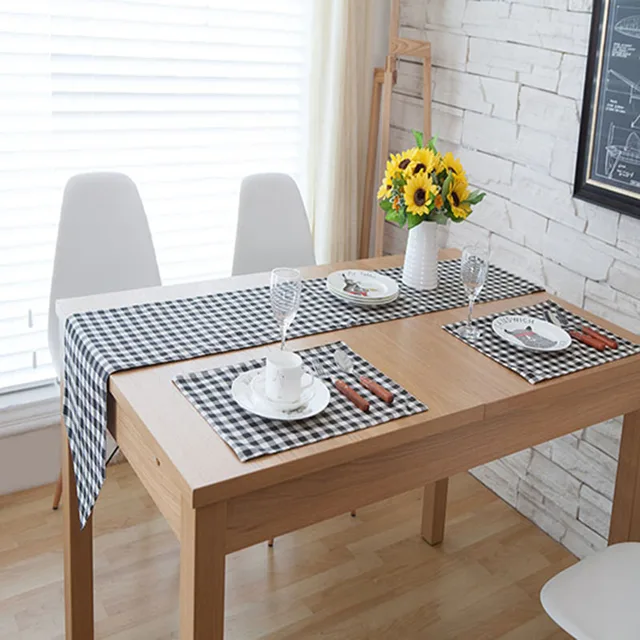 Chinese Modern Table Runner Minimalist Style Runners Lattice Chinese Modern Table Runner Minimalist Style Runners Lattice Retro Clic Cloth Coffee Home