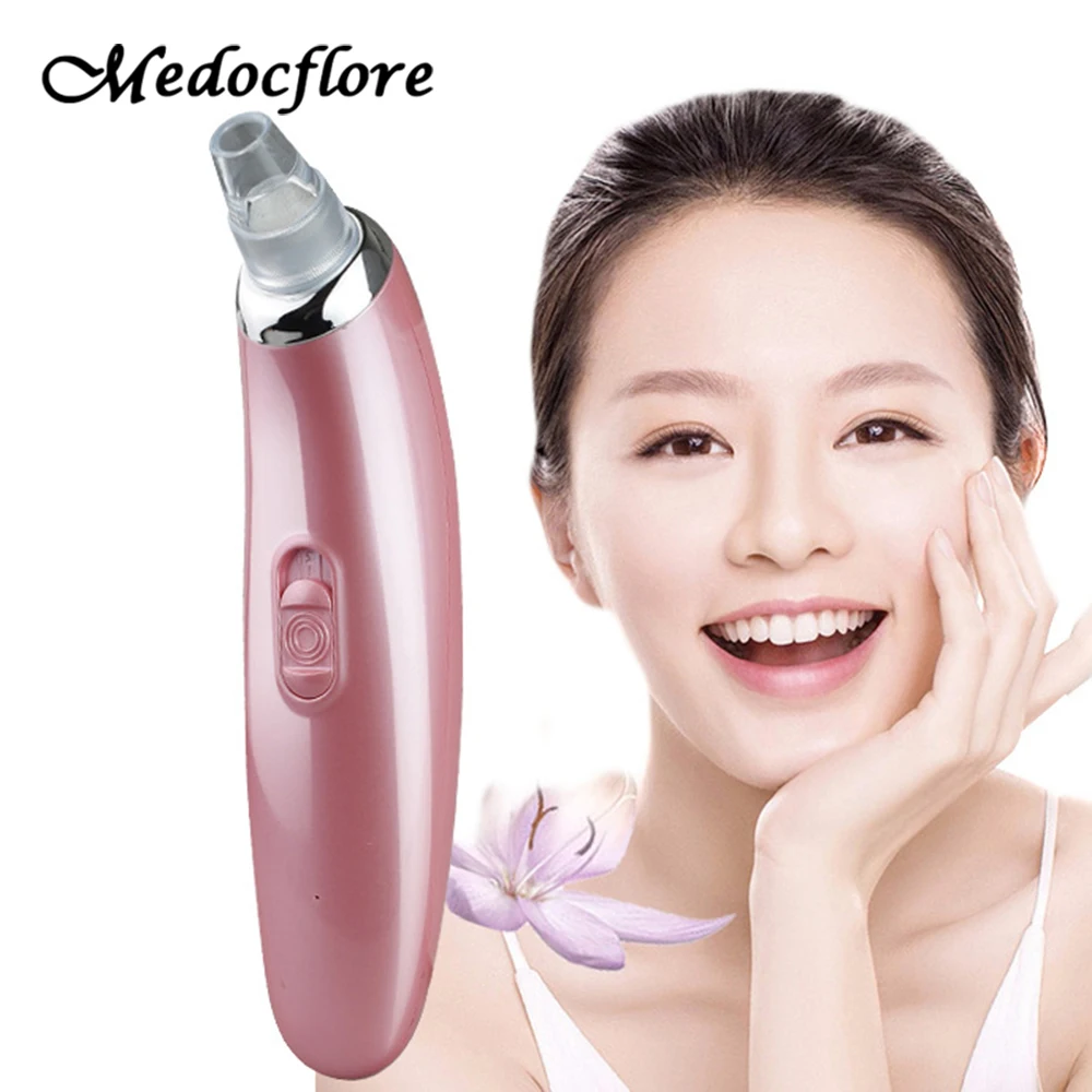 Face Skin Care Electric Ance pimple Blackhead Remover With 5 Tips