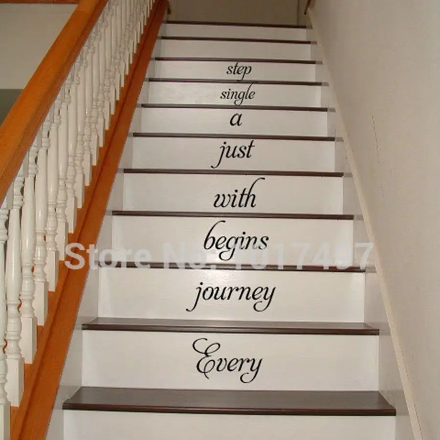 Aliexpress.com : Buy Free shipping home Stair decal Every 