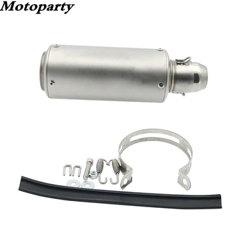 

Universal Motorcycle Exhaust Pipe Muffler 51-61 Exhaust Muffler SC GP Motocross Escape Slip-on Exhaust Carbon Fiber