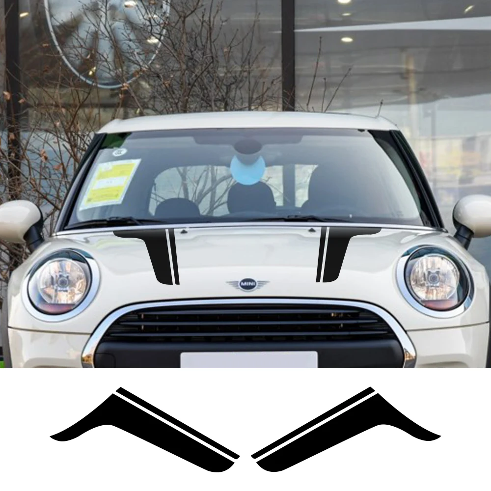 

Car Styling Head Decal Hood Stickers For MINI Cooper S One Countryman Clubman R55 R56 R60 R61 F54 F55 F56 F57 F60 Accessories