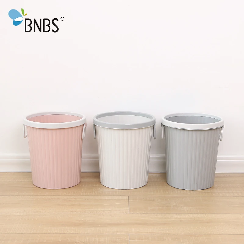 

BNBS Fashion Trash Can For Kitchen Waste Bin Bathroom Garbage Rubbish Dustbin Office Large/Small Paper Basket Storage Box