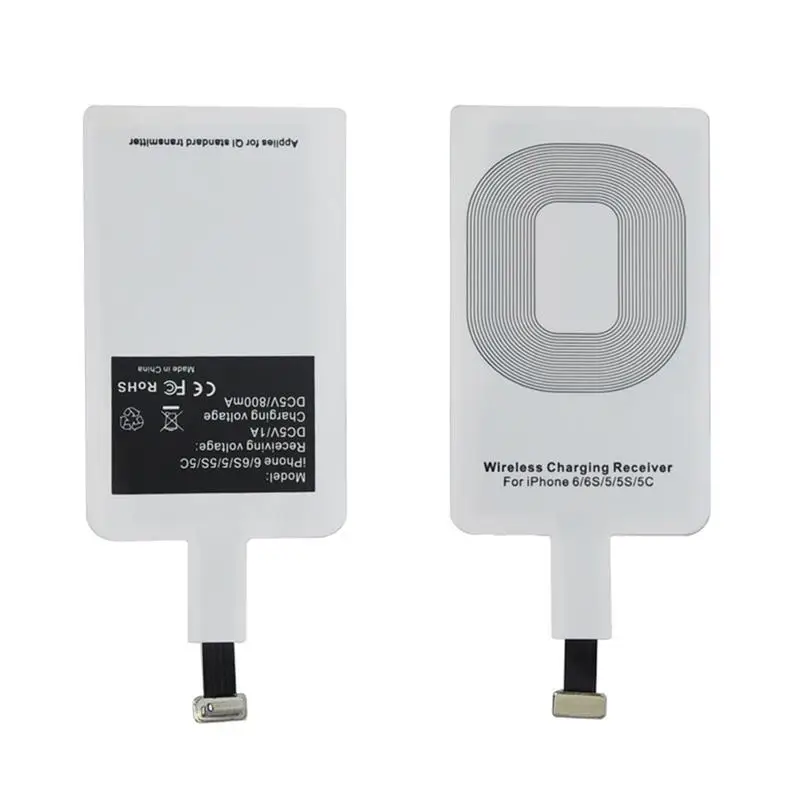 Qi Universal Wireless Charger Receiver Charging Adapter Receptor Receiver Pad Coil For Samsung OnePlus Honor Micro NokUSB mobile