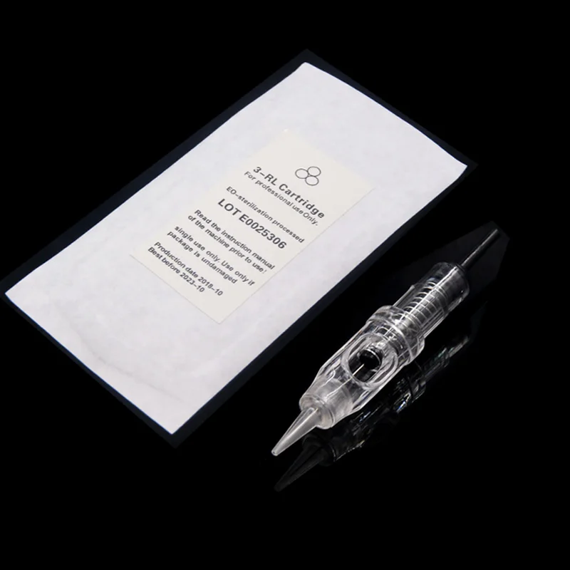 

Agulha Easy Click Universal Dermografo 1, 3, 5 RL Permanent Makeup Cartridge Needles 600D-G for Eyebrow Tattoo Machine