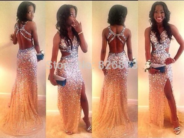 Champagne Prom Gowns 2015 ...