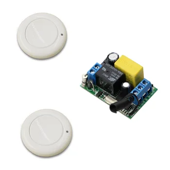

AC 220V Wireless Remote Control Switch System 1CH Relay Remote Receiver Remote Transmitter Home Light Lamp LED Power Switch