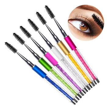 

KESMALL 2Pcs Fashion Professional Makeup Brush Eyelashes Eyebrow Brushes Women Eye Make Up Tool Pinceles De Maquillaje XN270M