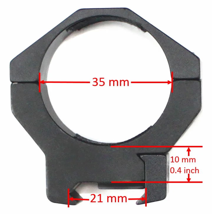 Векторная оптика 34 мм или 35 мм тактический прицел низкий 21 мм Пикатинни крепление кольцо