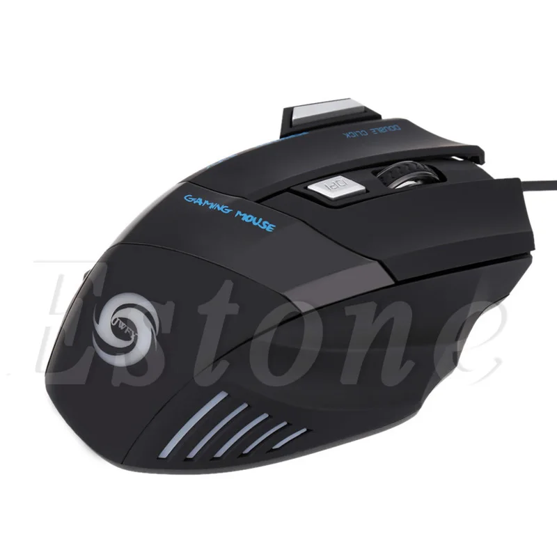 Профессиональные игровые мыши USB оптическая проводная мышь 5500 dpi 6 кнопок светодиодный мыши с подсветкой для геймеров