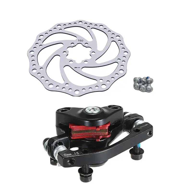 

Mountain Bike Road Bike Bicycle Aluminum Alloy Mechanical Disc Brake Set Include 1pc 160mm Centerline Rotor