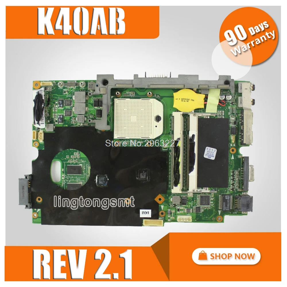 Skup K40AB REV 2.1 laptopa płyta główna do asusa K40AB K40AD K40AF K50AB K50AD K50AF X8AAF X5DAF płyta główna płyta główna 512M