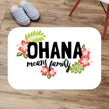 

Doormat For Entrance Door Porch bath Non-Slip Mat Outdoor Ohana Rugs Floor Mats Room Kitchen Carpets Toilet Bath Mat