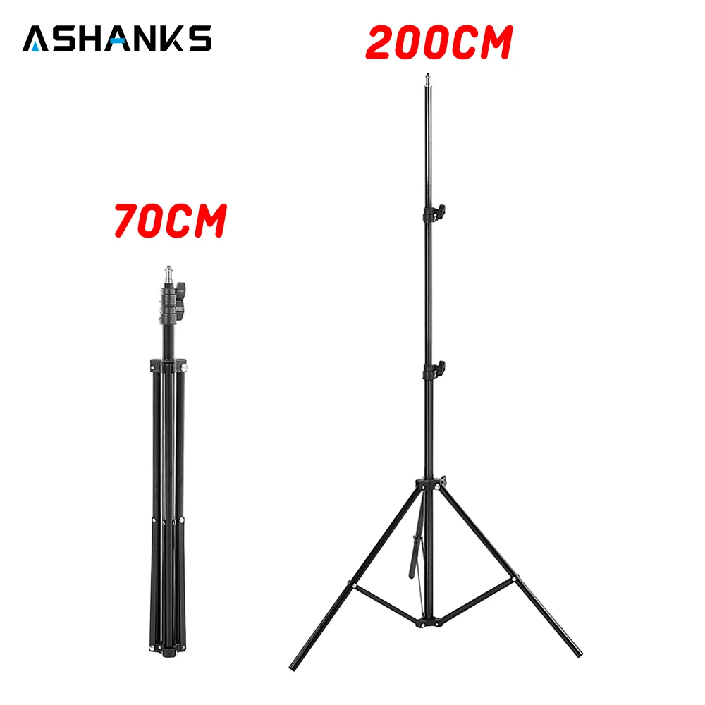 

Photography 2m/6.5FT Light Stand for Ring Light Aluminum Tripod Holder for Photo Studio Camera Video Softbox Umbrella 3KG