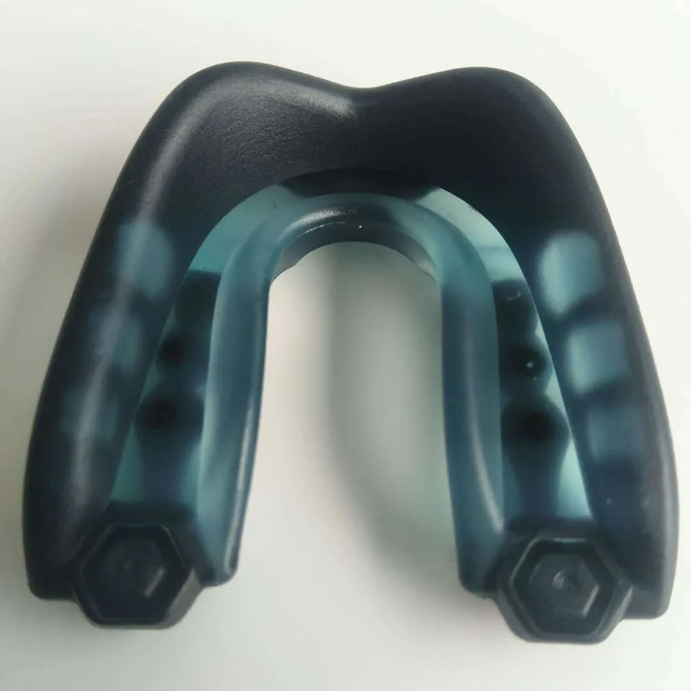 2018 Mouthguard Basketball Football Mouth Guard Teeth Protect Double