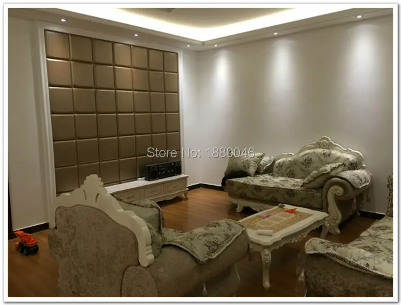 Panneau En Cuir 3d Americain Nouveau Panneau Mural En Cuir Panneau Acoustique Pour Decoration De La Maison Canape Salle De Television Pour Mur 10 Pieces 40 40 5cm Aliexpress