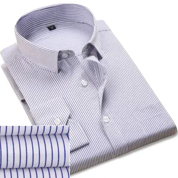 

R.N.J. Formal Business Vibrant Solid Shirts Mens Clothes 2018 Long Sleeve Mens Dress Shirts Casual Slim fit Men Social Shirt