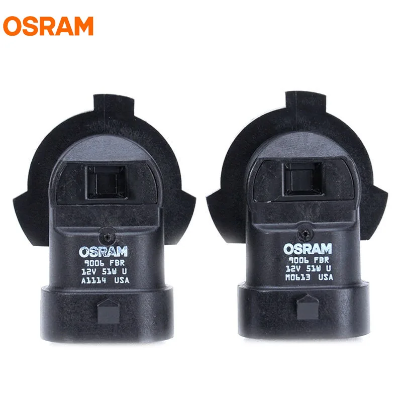 OSRAM 9006 HB4 12 в 51 Вт 2600K 9006FBR P22d противотуманный выключатель серии 200% ксенон желтый светильник 60% более яркие автомобильные галогенные лампы пара