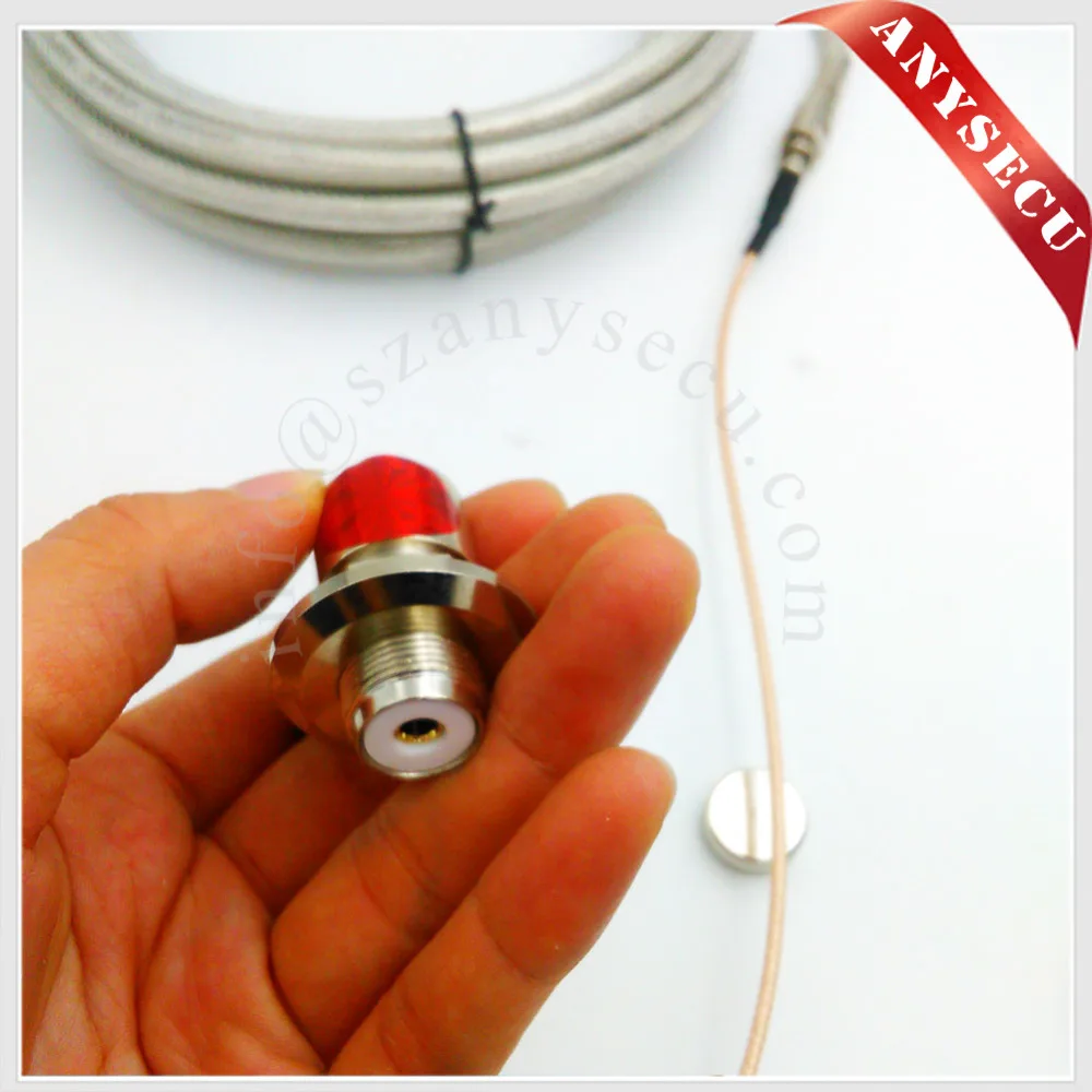 

SURMEN 5M SC-5MS-PL259 Removable antenna coaxial cable PL259 connector For Yaesu KT-8900 VV-898s KG-UV980 Transceiver