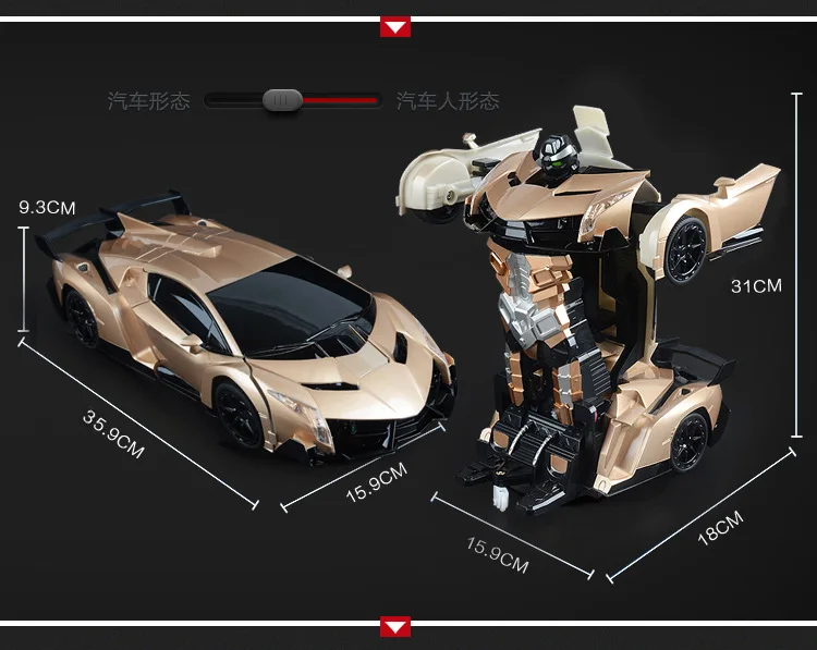 1:12 пульт дистанционного управления 2в1 деформация робот игрушка датчик индукции Rc автомобиль трансформации роботы детские игрушки подарки на день рождения