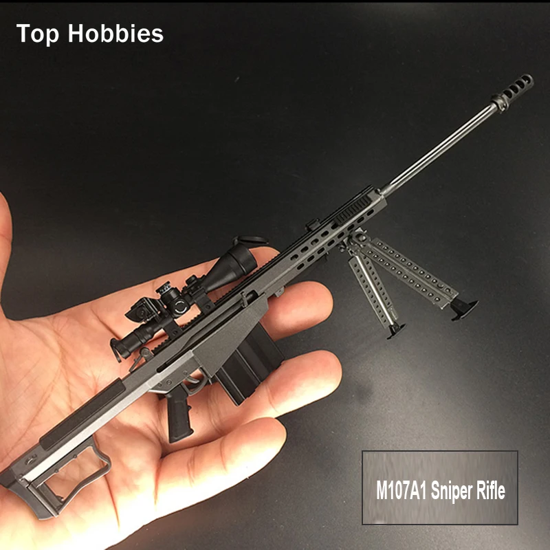 

1/6 Scale Acessories Soldier Weapon Gun Model Barrett M107A1 Assembled Sniping Rifle Toys Set for 12 inch Action Figure