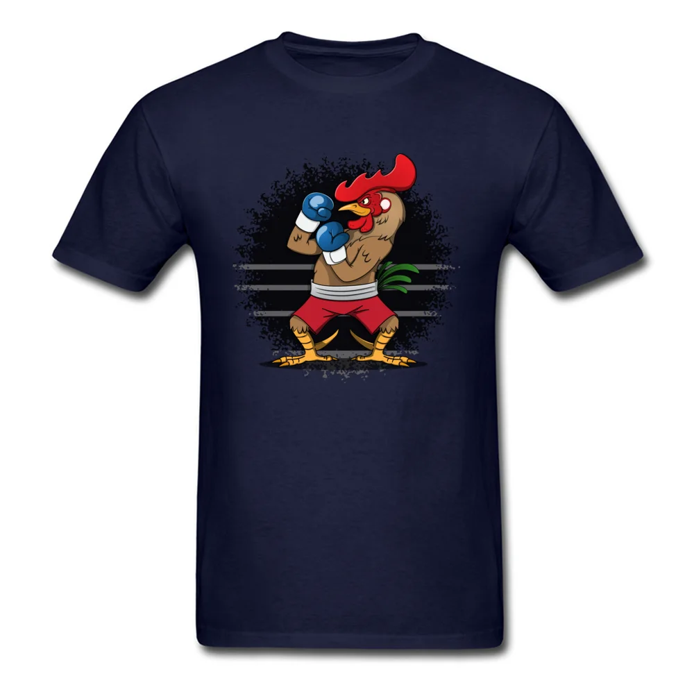  Simple Style Tops Tees New Coming Short Sleeve Men T-shirts TpicOriginaltitle Custom VALENTINE DAY Tops Tees Crew Neck Boxing Rooster navy