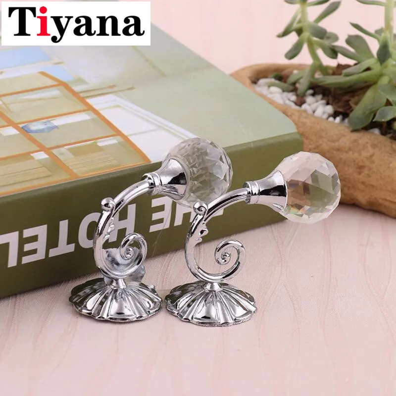

Lashing hook Tieback Curtain Tassel Hook Army Hooks Clip Accessory Special Crystal Silver Muons Curtain Accessories CP002D4