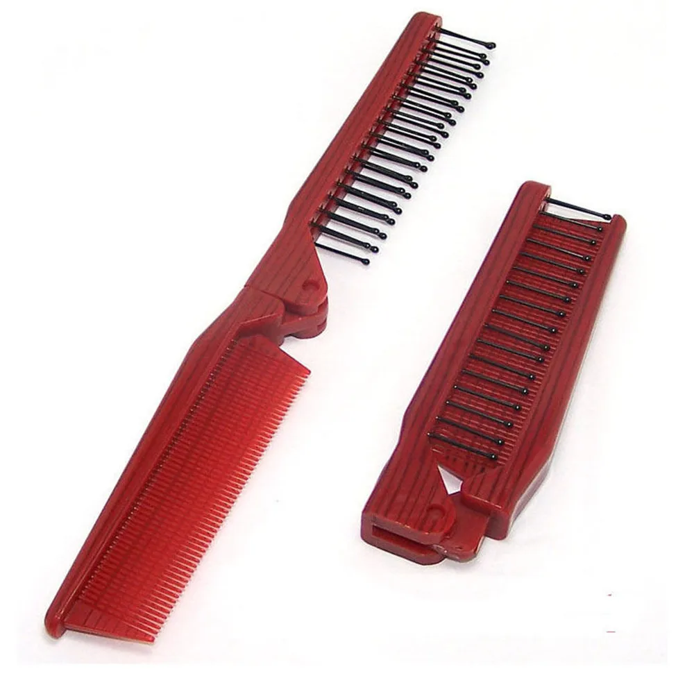 

Fashion Salon Anti-Static Combing Folding Hairdressing Hair Brush Comb new women
