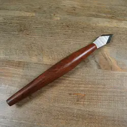 Деревообработка маркировочный нож, европейская круглая ручка шпатель Деревообработка Инструмент
