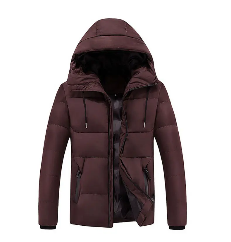 4XL Mens Cotton Padded Youth Winter Warm Mens Jackets Wind Resistant Autumn Thick Hooded Jacket Coats Men 2018 New Dropshipping 04