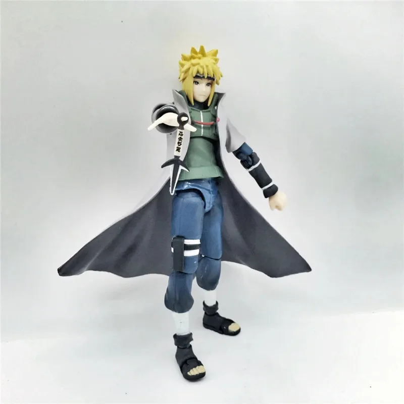 

Haocaitoy SHF S.H.Figuarts Comics Anime Figure Toys Namikaze Minato PVC 14CM Action Figure Model Toys For Gift