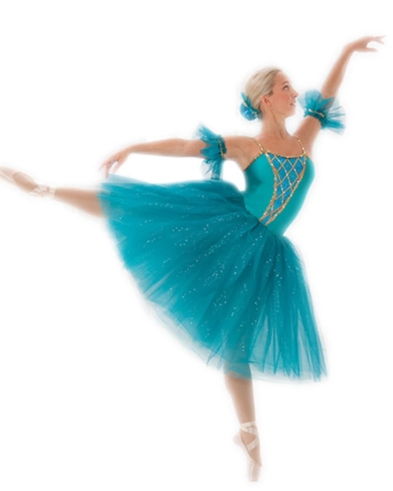 Buy Professional Sequins Skirt Children Dance Clothing