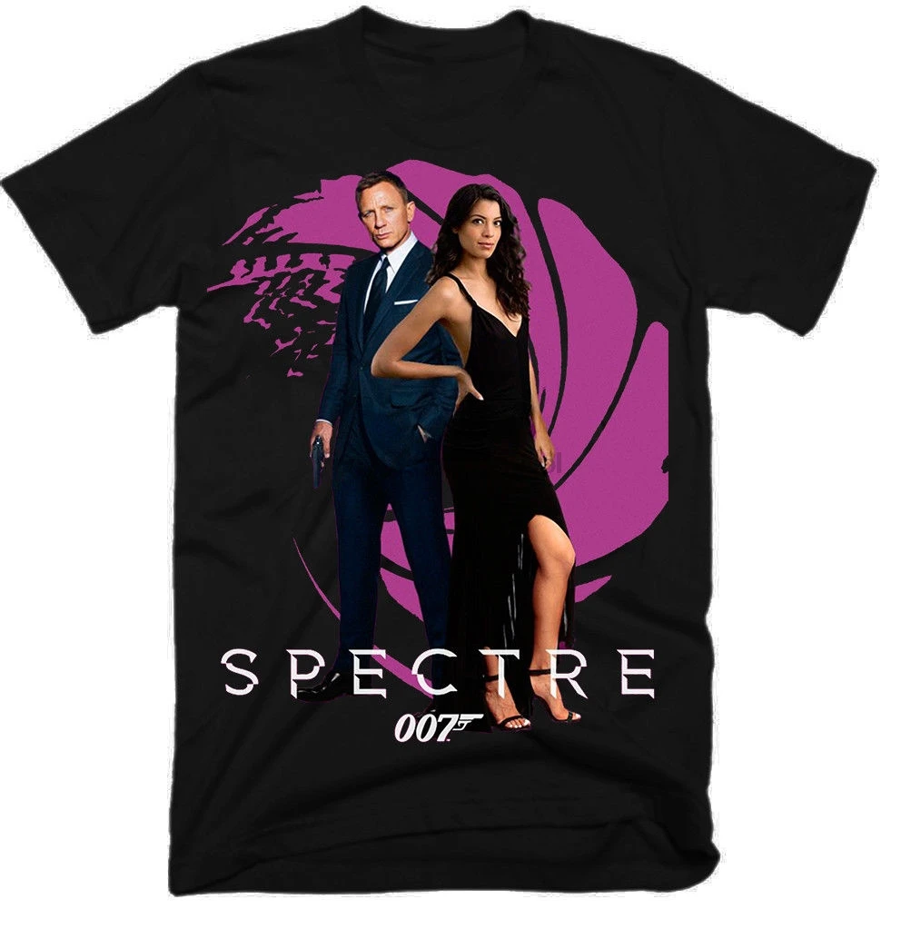 James Bond Spectre 007 Movie Homme Забавные футболки хип-хоп одежда Мода 2019 фирменная футболка