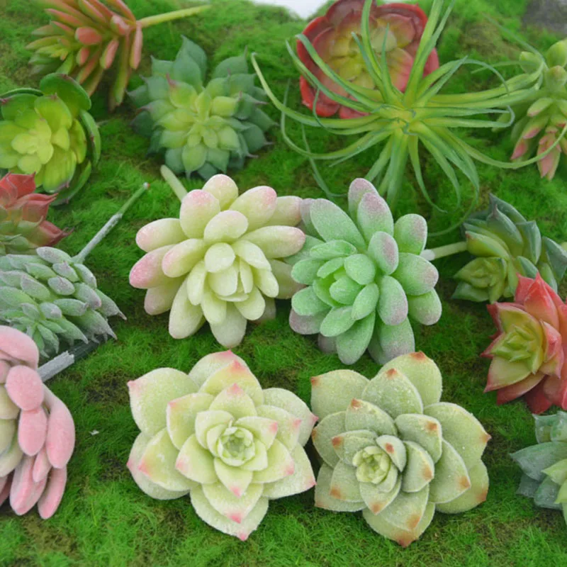 Искусственный Мини кактус искусственный суккулент настоящий сенсорный