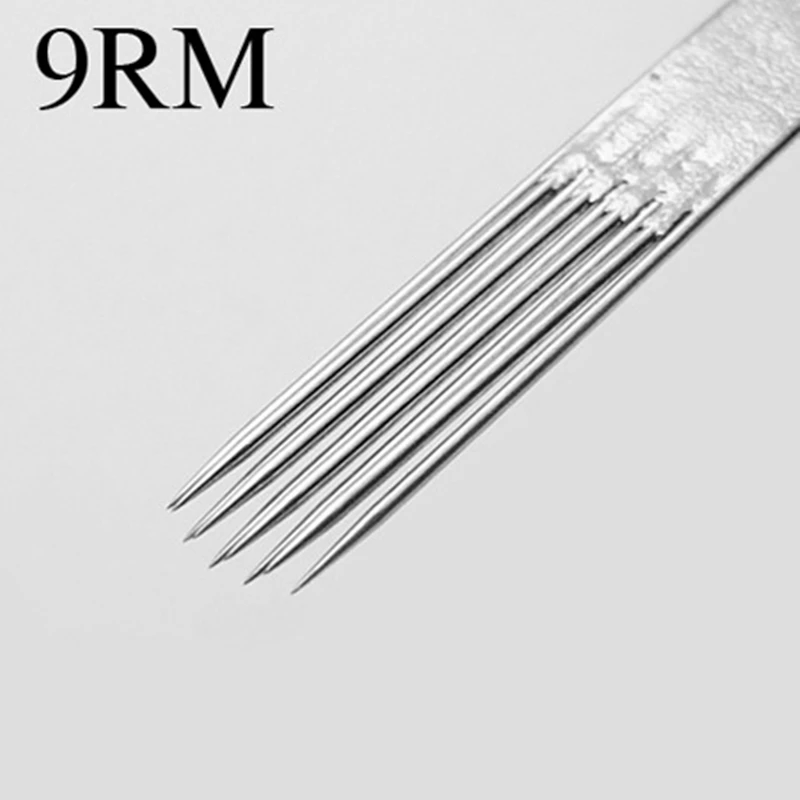 

Disposable Sterilized 9RM Tattoo Needles (9 Curved Magnum) 50pcs/Box Wholesale Supply