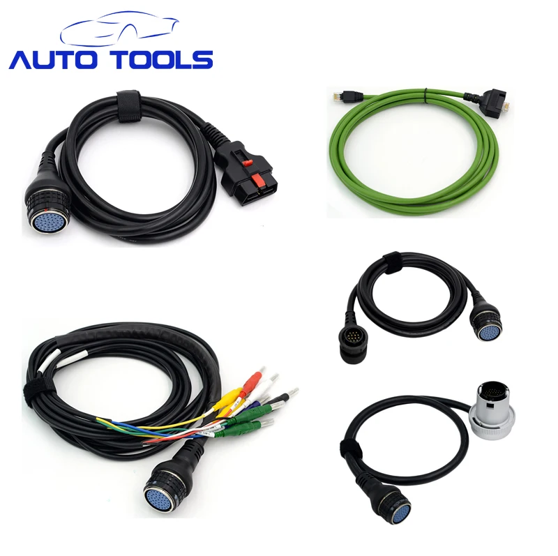 Full set car cable For MB STAR C4 14 pin Cable + 38 pin cable+ main test cable+ net cable + 8 pin cable car diagnostic-tool