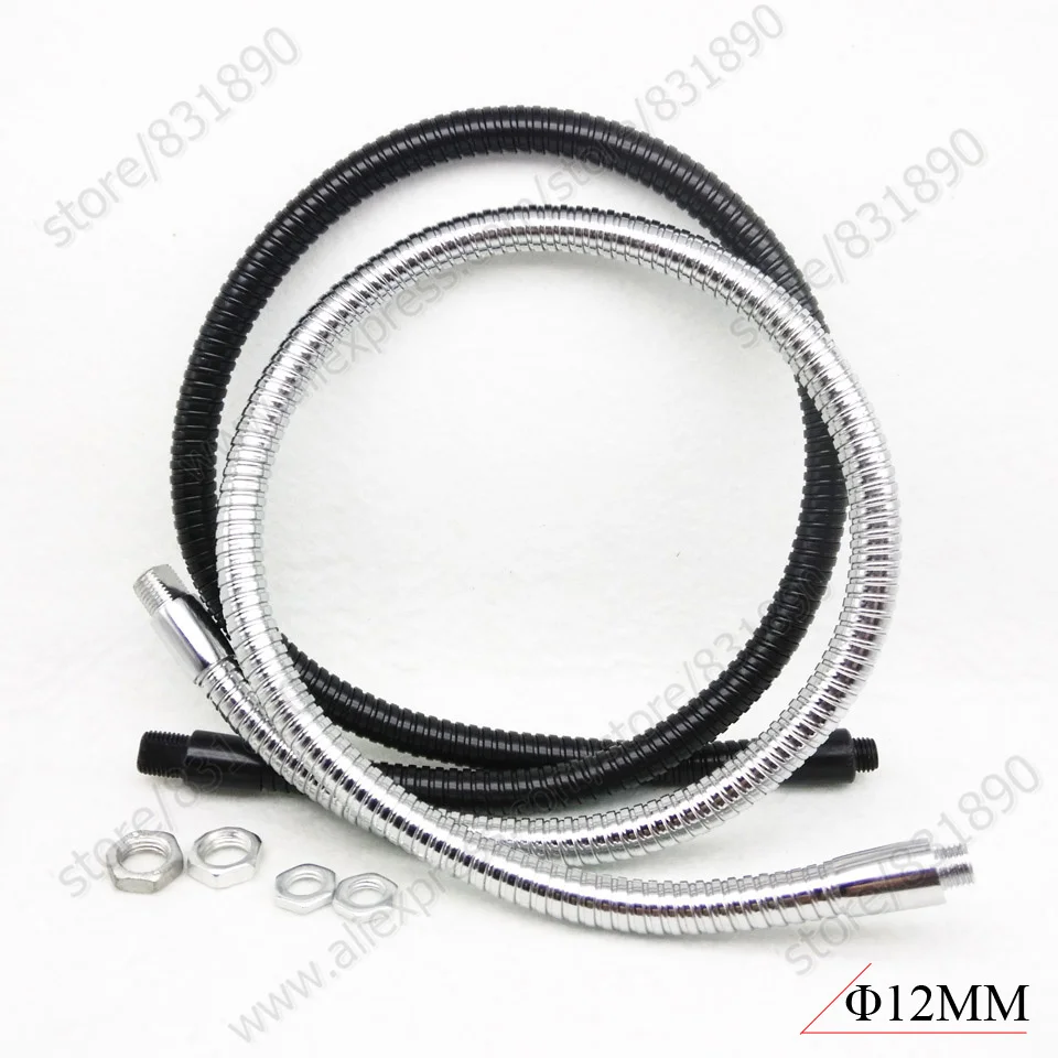 

1pc Dia 12mm Desk lamp Flexible holder led gooseneck 40/50/60/80/100CM soft metal plumbing hose serpiform mobile phone freeship