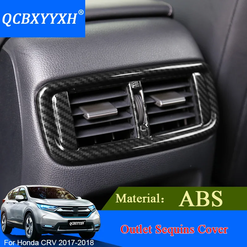 Qcbxyyxh ABS для Honda CRV CR-V 5th приборной панели Outlet Блёстки кондиционер на выходе декоративные Блёстки сзади outlet