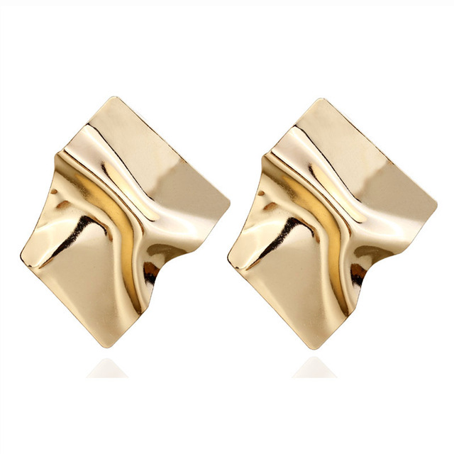 Statement Earrings 2019 Big Geometric Round Earrings For Women Hanging Dangle Earrings Drop Earing Modern Female Jewelry