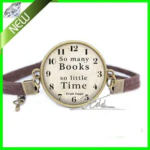 Фрэнк Заппа книга браслет так много так мало времени библиотекарь учитель Модные украшения подарок Стекло кабошон купол картина Браслеты