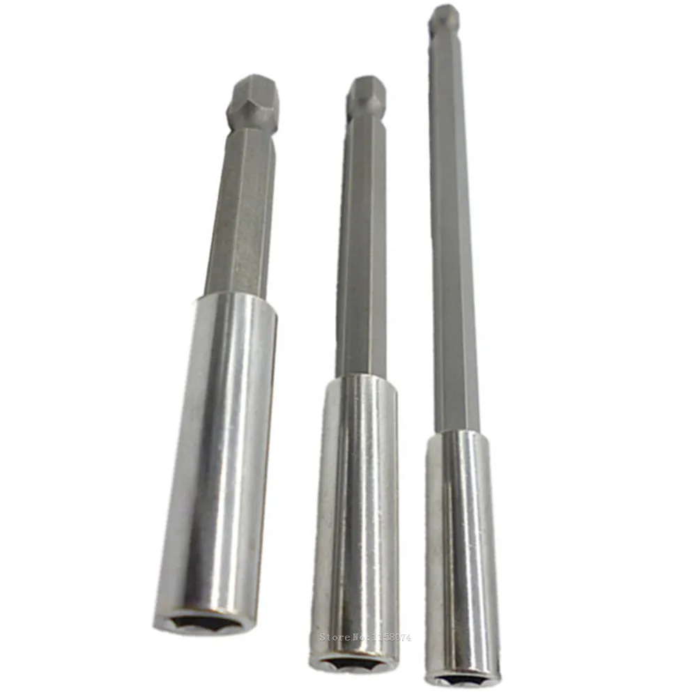 3pcs Bit Holder 1/4" Hexagon Bits 75mm 100mm 150mm Drill Bit