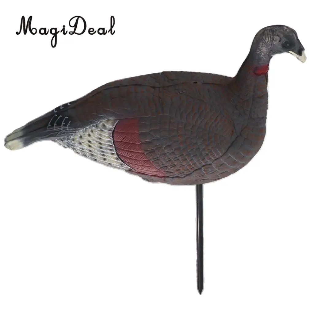 MagiDeal 3D Lifelike 1Pc Turkey Hunting Shooting Decoy for Outdoor Lawn Ornaments Garden Yard Decoration Good Greenhand Gear
