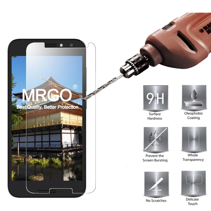 

MRGO For Alcatel A3 Tempered Glass Film On Mobile For Alcatel A3 Glass 9H 2.5D Tempered Glass For Alcatel A3 Screen Protector