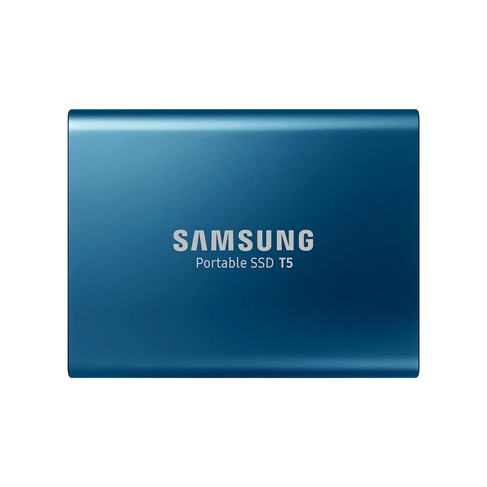 Samsung T5 портативный SSD 1 ТБ 250GB 500GB Тип C внешний твердотельный накопитель USB 3,1 портативный SSd жесткий диск для ноутбука Mac система - Цвет: Синий