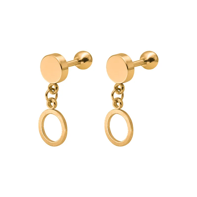 gold earrings