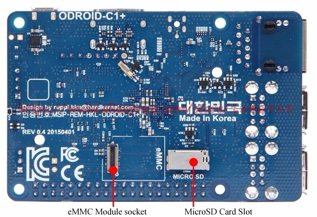 ODROID-C1 + развитию Amlogic S805 Linux minipc 4 ядра Android