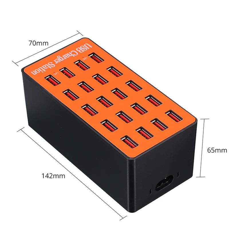 Powstro 20 портов USB зарядное устройство Quicky Charge 3,0 USB Центральная станция Универсальный адаптер питания для IPhone7 8 Plus X samsung huawei